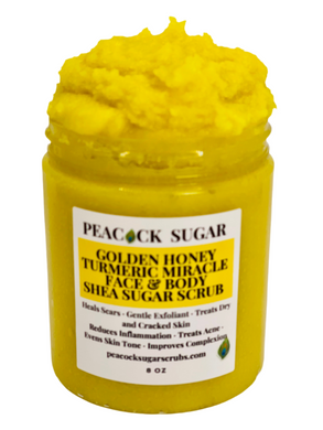 Golden Honey Turmeric Miracle Face & Body Shea Sugar Scrub