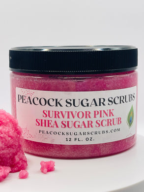 Survivor Pink Shea Sugar Scrub Large