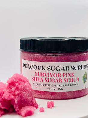 Survivor Pink Shea Sugar Scrub Large